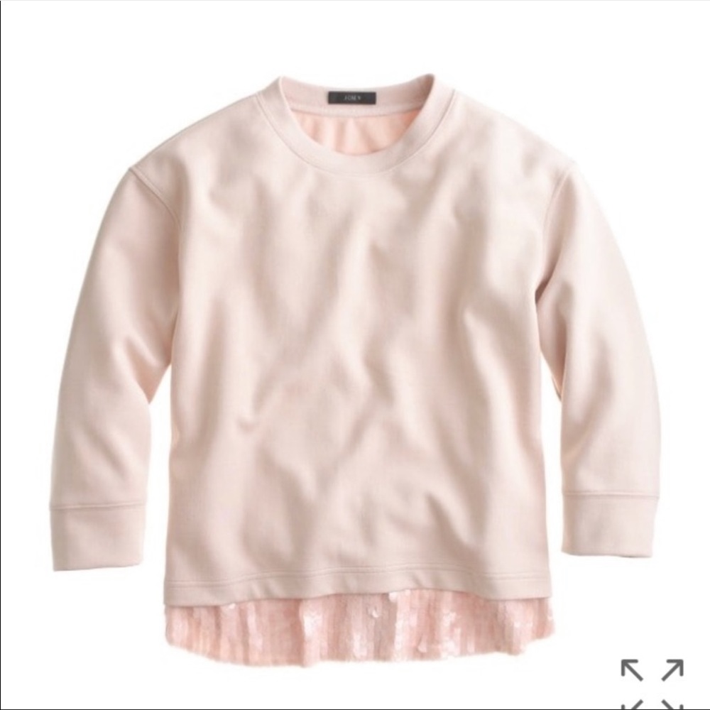 J. Crew Sequin Sweater Size Medium - Picture 2 of 11